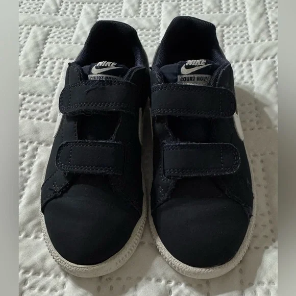 Nike Court Royale Navy White Velcro Preschooler 10.5C Running Shoes Sneakers - Picture 10 of 10
